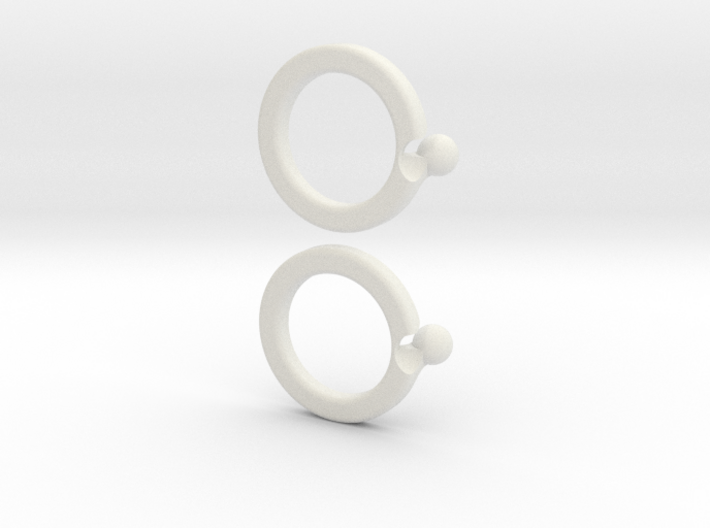 paired-puzzle-ring 3d printed 