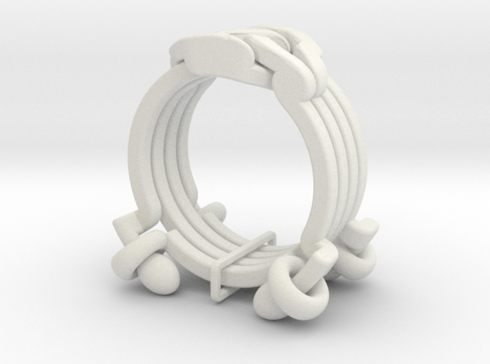 Cross Rings 3d printed 