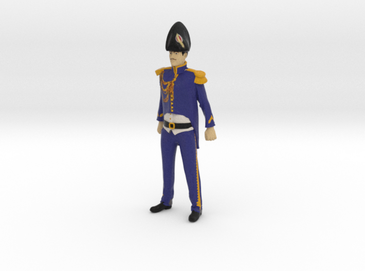 FRENCH NAVY OFFICER 1/48 3d printed machine painted nylon