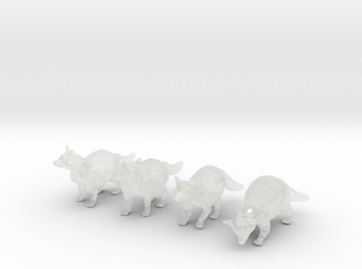 Raccoon Set 3d printed