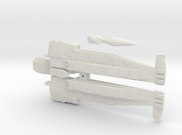 Wedge Super Carrier W/ Crystal Cannon 3d printed 