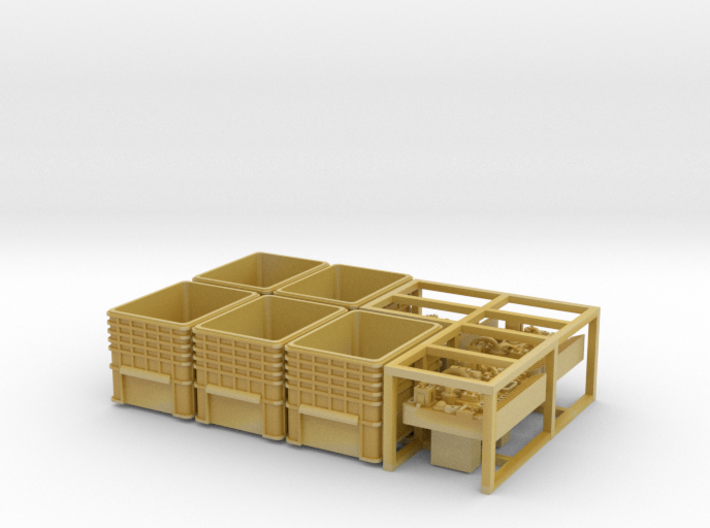 Echo Base Complicated Crates 1:72 3d printed