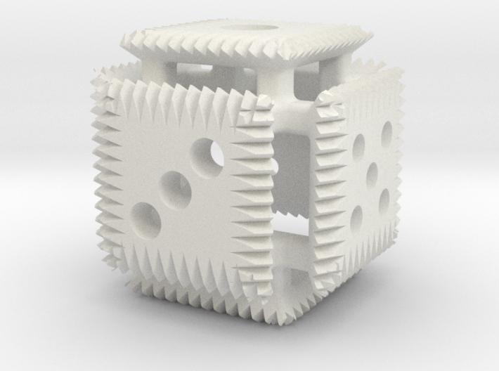Open Face Clawed Die 3d printed 