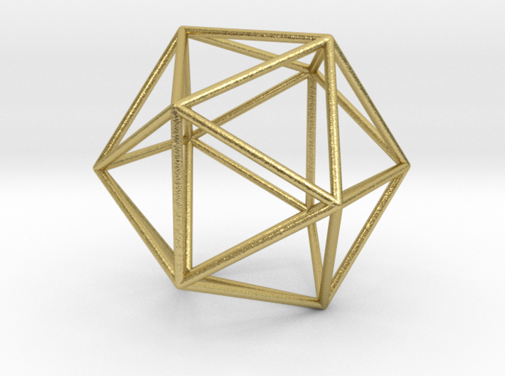 Icosahedron 3d printed