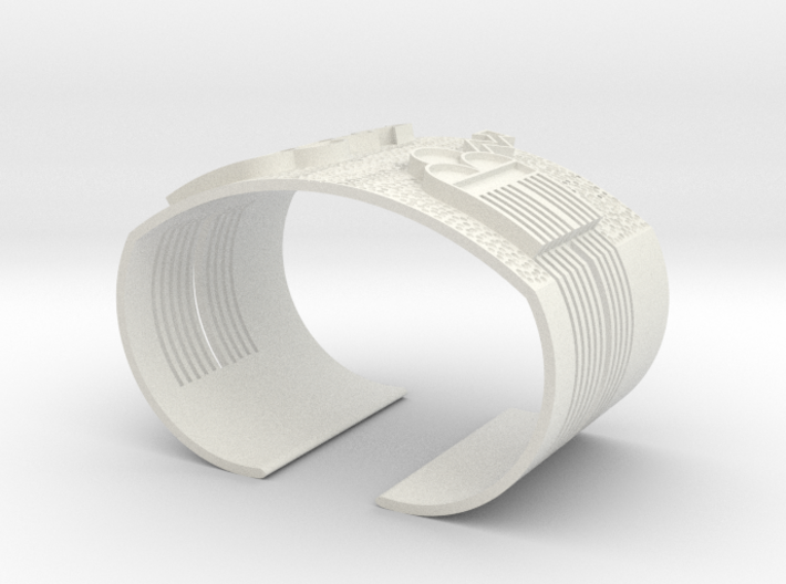 Raincloud bracelet 3d printed 