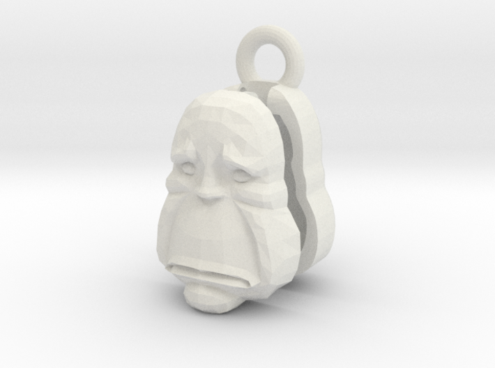 Pear Head -Locket v2b 3d printed 
