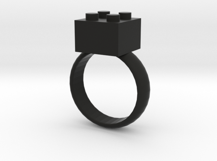 Building Blocks Ring 3d printed 