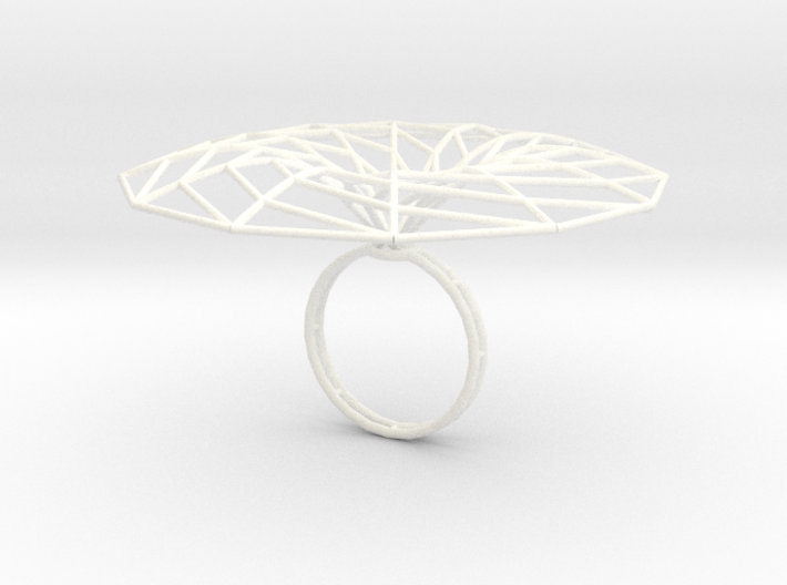 minimal surface catenoid 12 | ring P 3d printed 