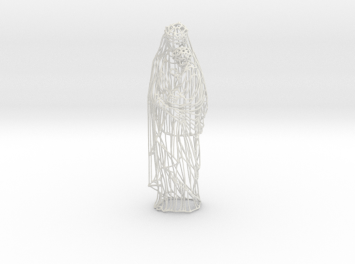 Sculpture of Madonna 3d printed 