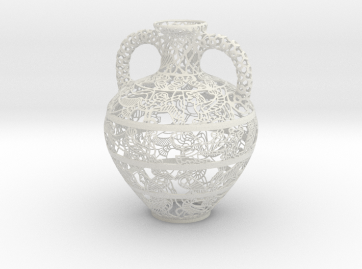 Greek Animal's Vase 3d printed 