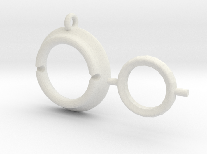 Penny Spinner (Base and Spinner) 3d printed 