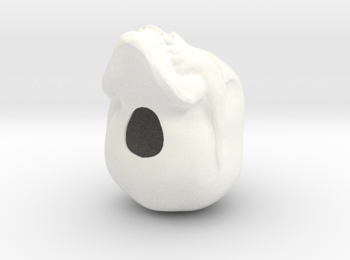 large skull hollow 3d printed 