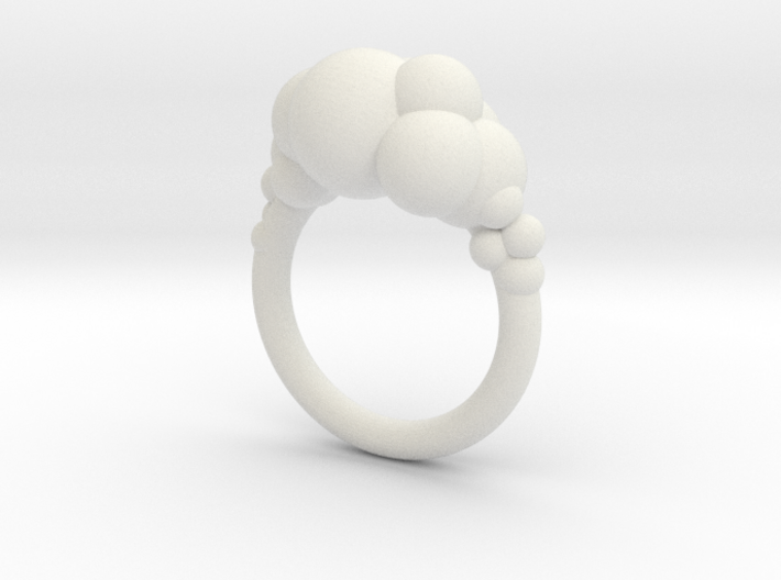 Cloud Ring size 8 3d printed 