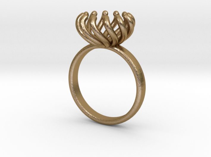 Magnetic Pearl Ring Size 8 3d printed 