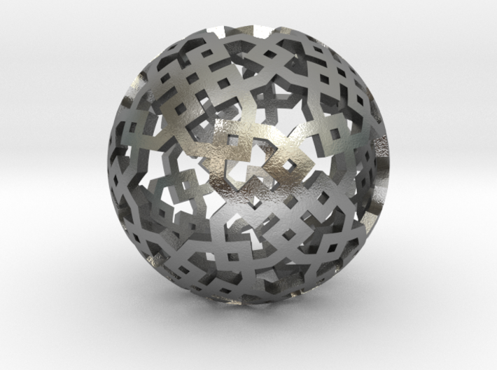 Cubical two-point pattern 3d printed 