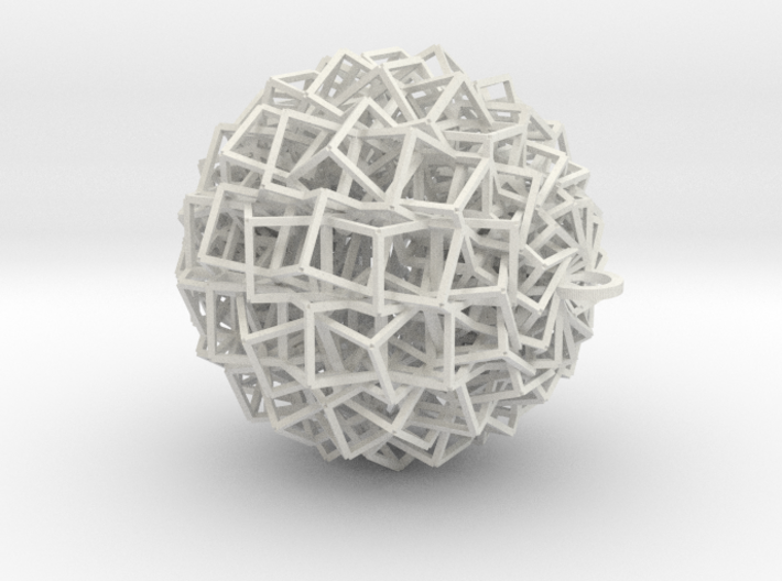 Cube Ball Ornament 1.2 (Christmas edition) 3d printed 