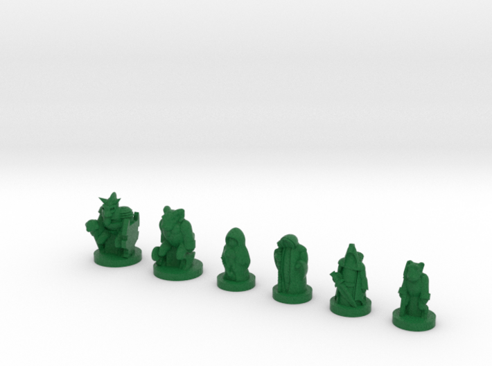 Tribes of the Dark Forest 3d printed 