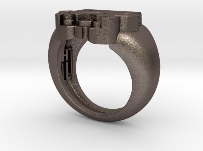 Storm Trooper Ring 22.2 mm 3d printed 