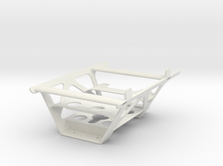 Hirobo Quark SG DIY undercarriage and battery hold 3d printed 
