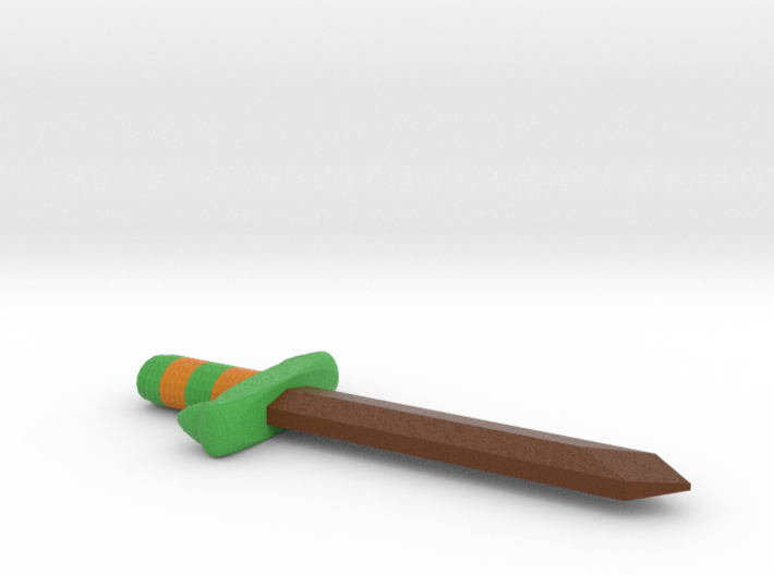 Zelda Fan Art: TLoZ: Sword (Wooden) 3d printed 