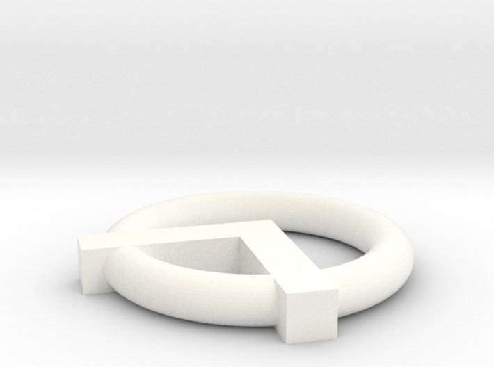 A-Symbol Pendant 3d printed 