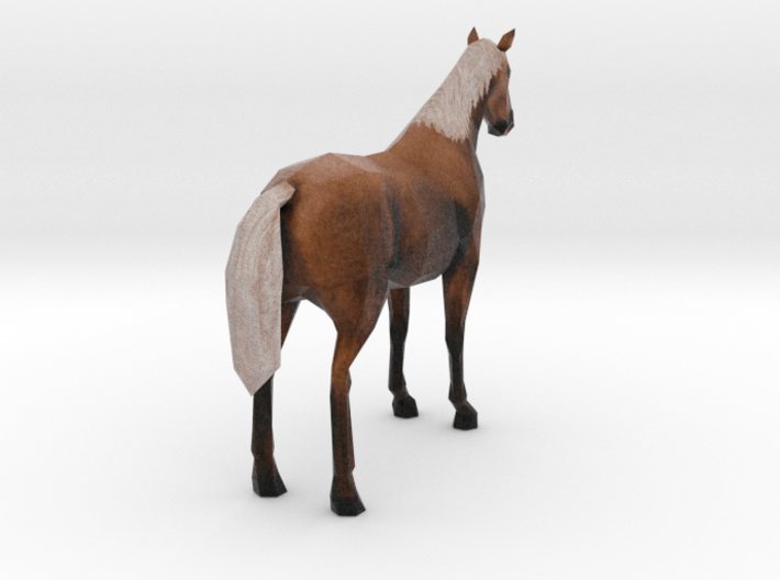 Horse Chocolate Palomino 3d printed 
