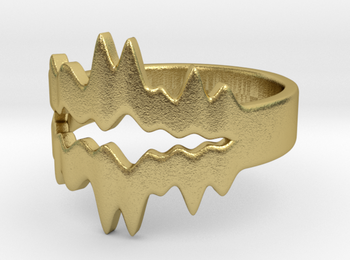 Chasm Ring 3d printed 