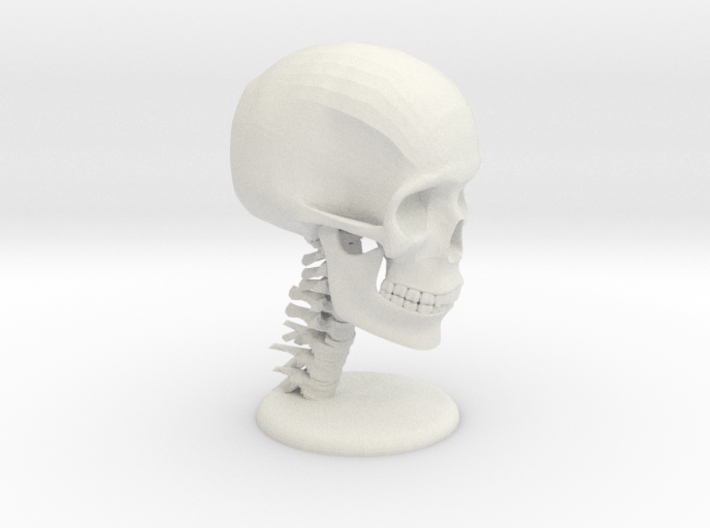 Skull - 4" tall 3d printed 
