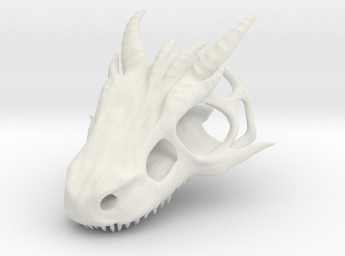 Small Dragon Skull 3d printed 