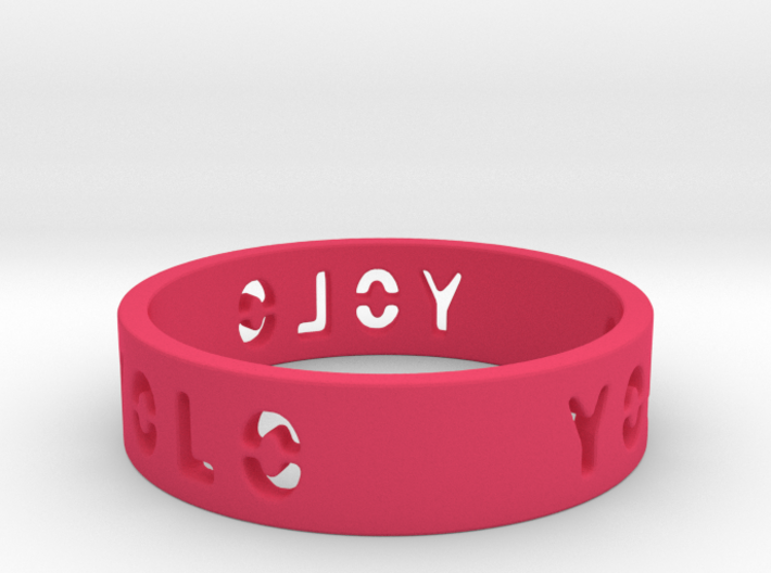 YOLO TYPE 1, Size 5 Ring Size 5 3d printed 