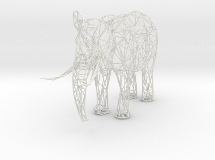 Digital Safari- Elephant (Large) 3d printed 
