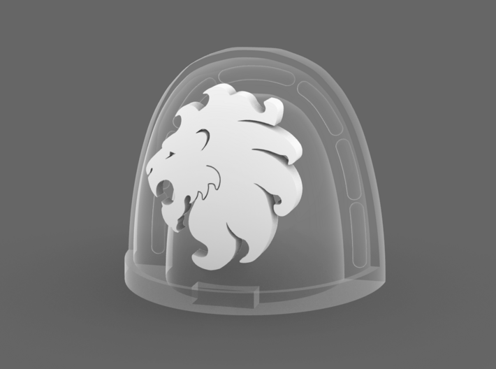 Galactic Lions Shoulder Symbols x64 3d printed 