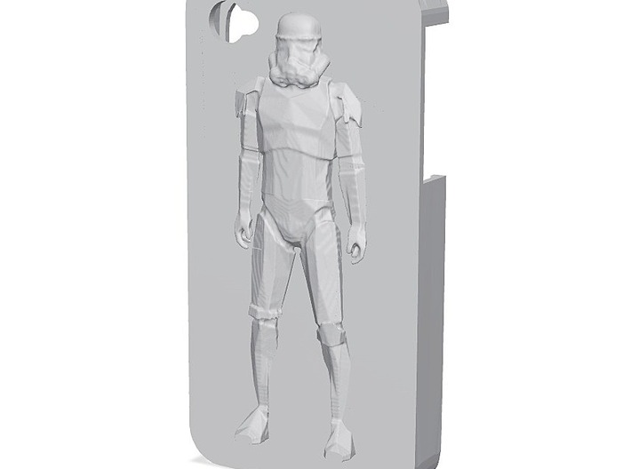 stormtrooper ephone4 case 3d printed
