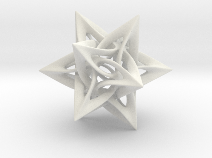Dodecahedron IX, medium 3d printed 