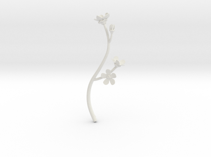 Cherry Blossom Wand 3d printed 