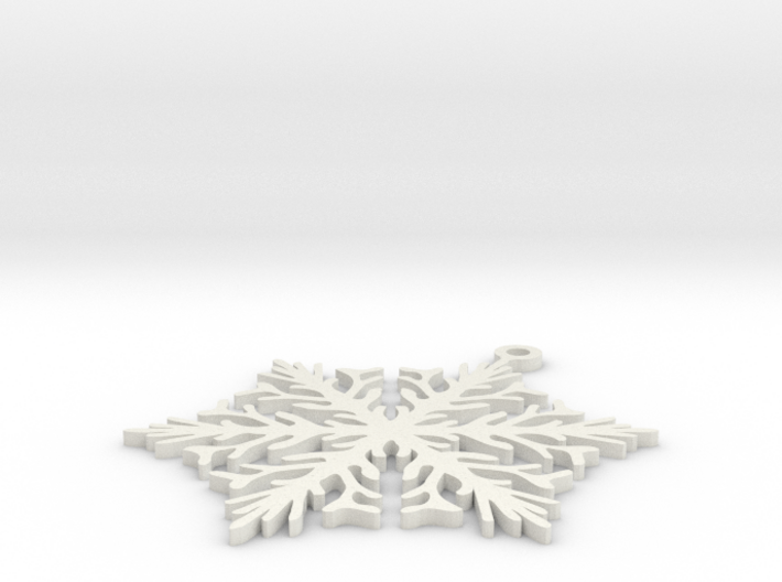 Snowflake 01 3d printed 