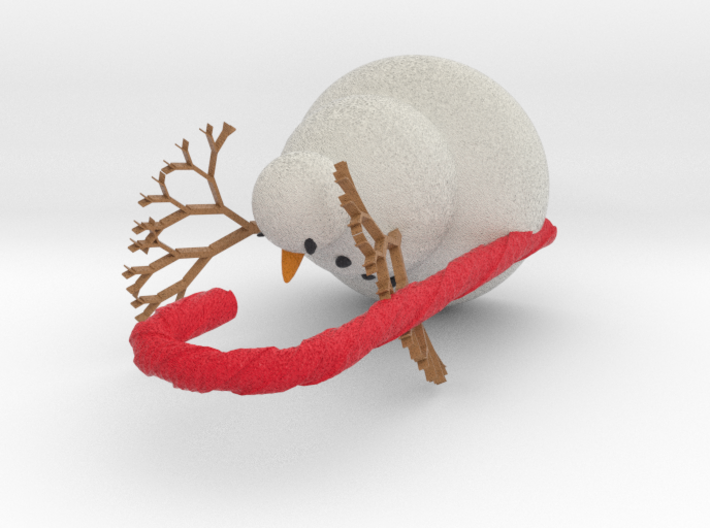 Cute Candy Cane Snowmen 3d printed 