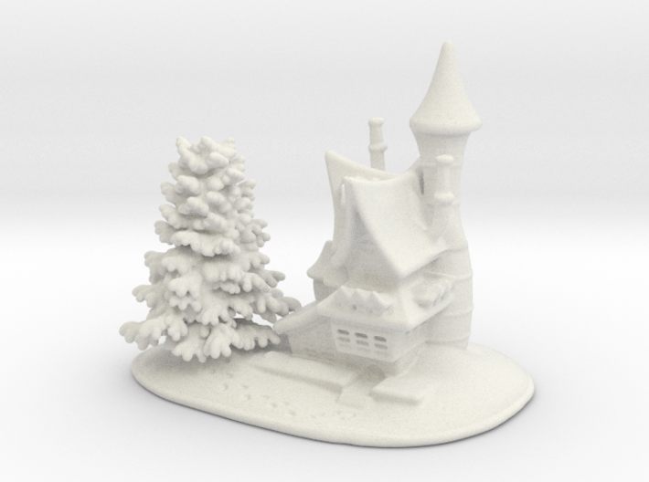 Snow House-w 3d printed 