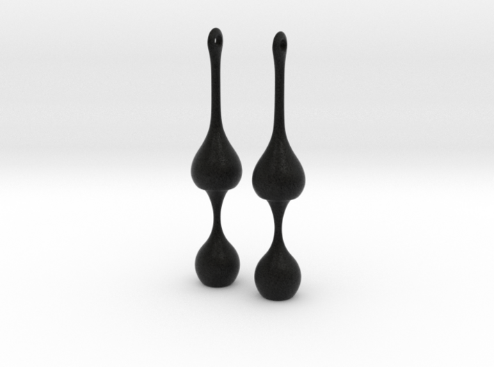 Drops - Black and White 3d printed 