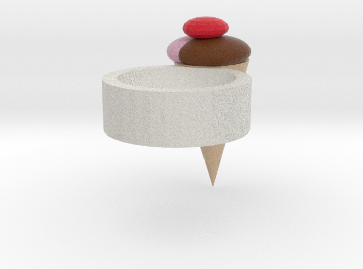 Ice Cream Ring  3d printed 