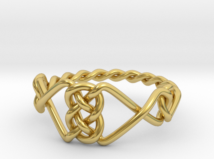 Celtic Ring - Size 8 1/4 3d printed 