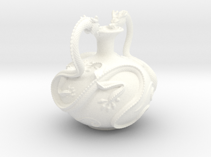Twin Dragon Vase 3d printed 
