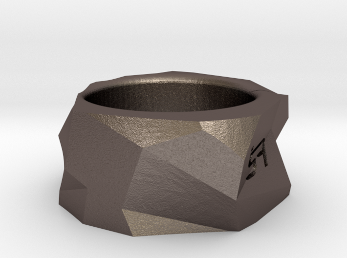 Origami Ring 3d printed 