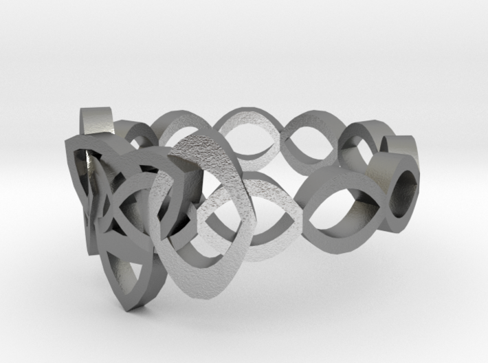 Trinity Celtic Knot Ring 3d printed 