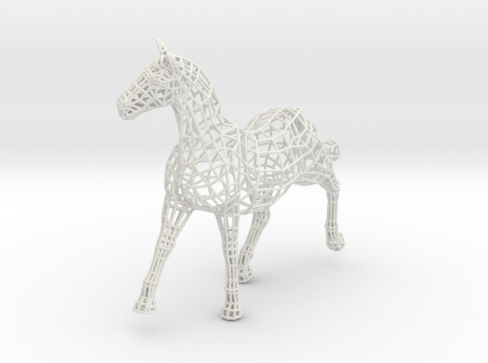 2014 Year of the Horse- Nylon (Medium) 3d printed 