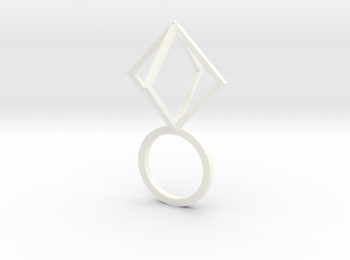 Ring With Half  Box size 9 3d printed 