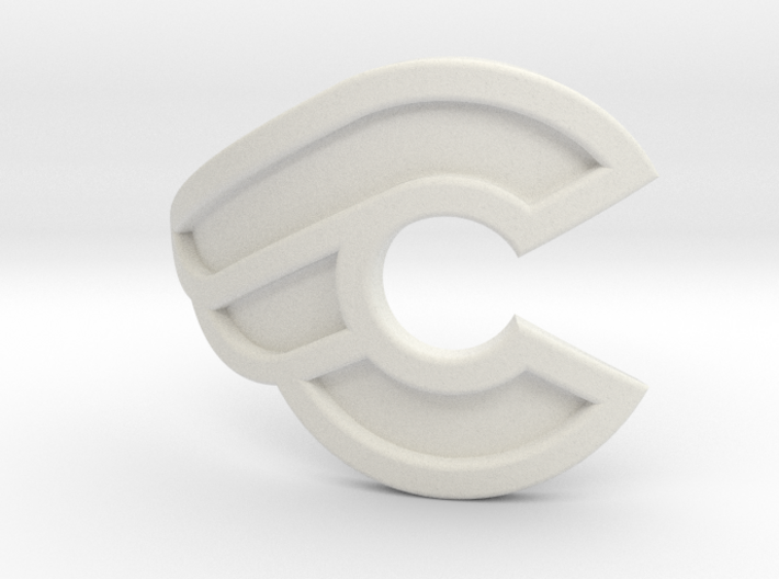 Cinelli bicycle front logo 3d printed 