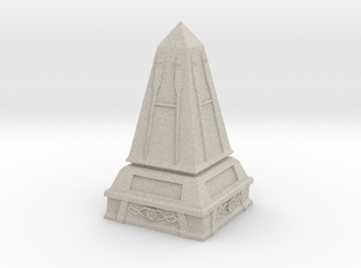 Temple Obelisk 3d printed 