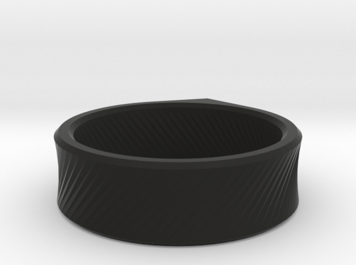 Q - Ring / Size 10 3d printed 