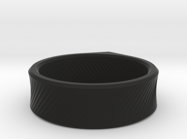 Q - Ring / Size 9 3d printed 